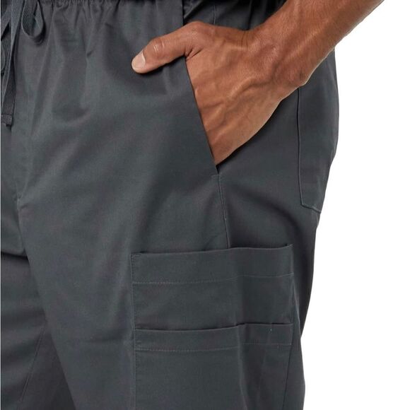 Amazon Essentials Men's Elastic Drawstring Waist Scrub Pant Medium NWOT - Picture 4 of 10